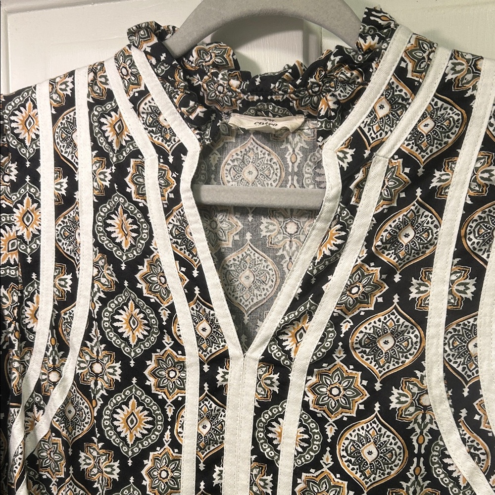 Entro Multicolor Patterned Dress - Picture 4 of 7
